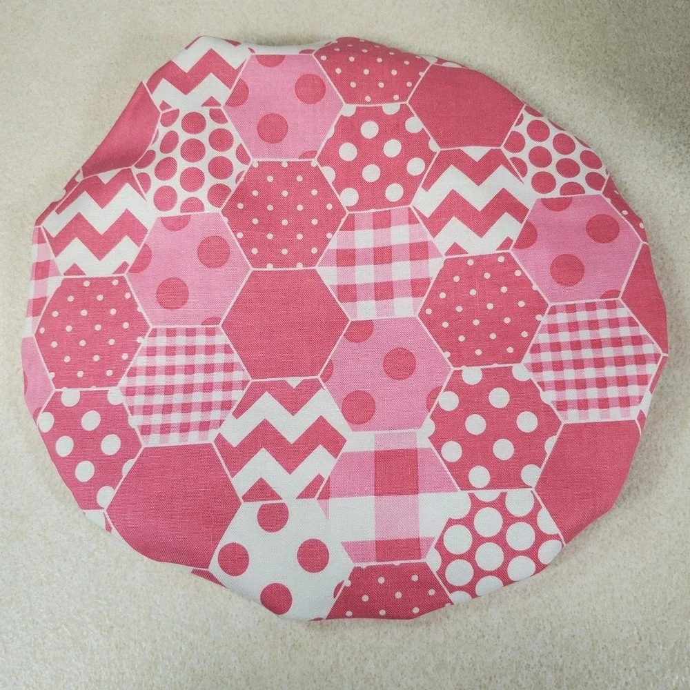 Pink Geometric Honeycomb / Easter Bunny KitchenAid Mixer Mixing Bowl Cover Decor